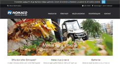 Desktop Screenshot of nomaco.se