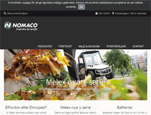Tablet Screenshot of nomaco.se