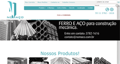 Desktop Screenshot of nomaco.com.br